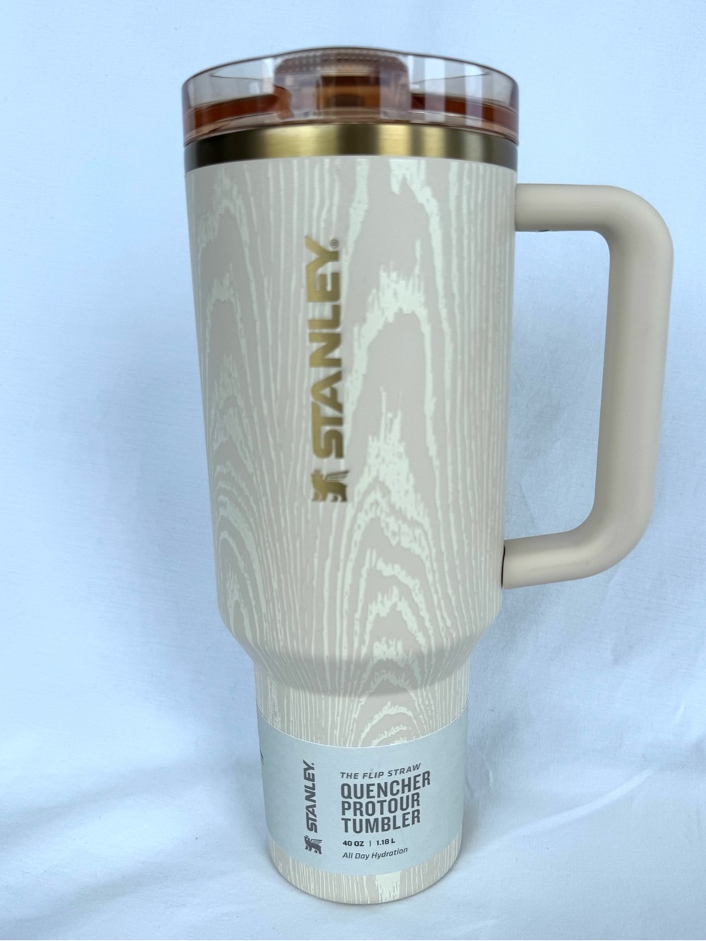 NWT Stanley Limited Quencher ProTour 40 oz Birch Woodgrain Flip Straw Tumble
